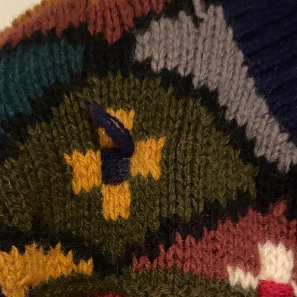 Vintage Wool Colorful Geometric Pattern Sweater - Picture 9 of 13